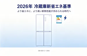 2026年施行の中国冷蔵庫新省エネ基準：省エネルギー性能の向上だけでなく、真空断熱パネル（VIP）にも新たな可能性